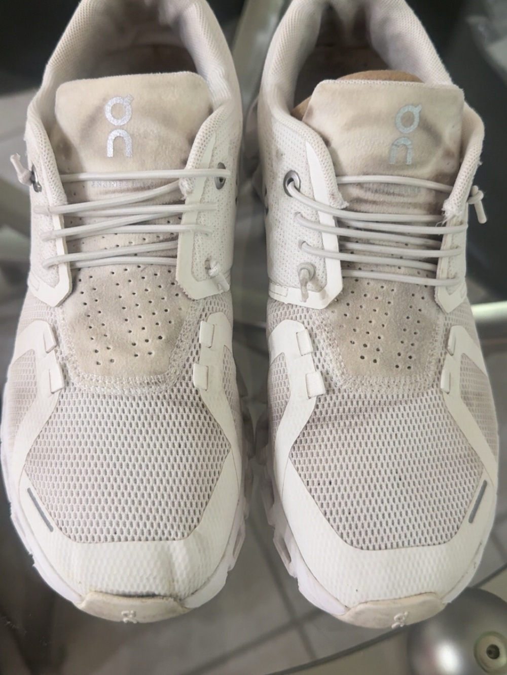On Cloud 5 Women's Sneakers in undyed white